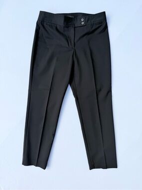 Talbots Heritage Black Ankle Dress Pants Straight Leg NWOT 8 Petite